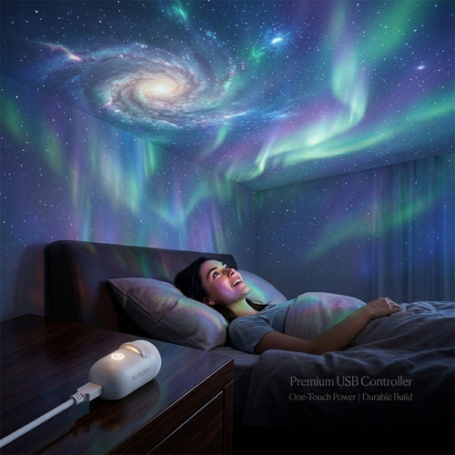 GalaxyStar™ 2-in-1 Rotating Galaxy Projector Night Light