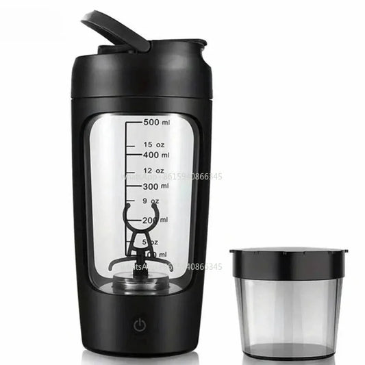 500ML Electric Protein Powder Mixing Cup Automatic Shaker Bottle Mixer Shake Bottle Milk Coffee Blender Kettle fro Gym outdoor
